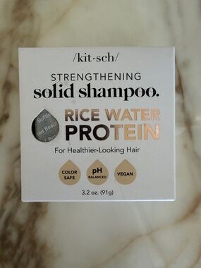 Kitsch Rice Water Protein Strengthening Solid Shampoo - NEVER OPENED